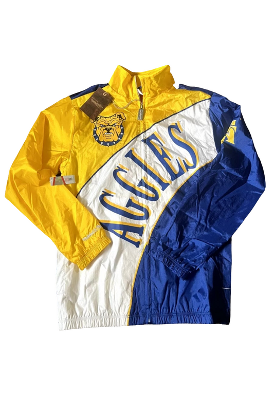 MITCHELL AND NESS- North Carolina A&T Aggies Arched Retro Windbreaker